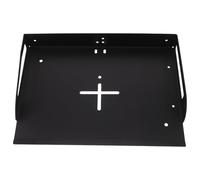 Hoement Support Mural Noir pour Projecteur Caméra Modem et Routeur - Plateau Robuste et Stable pour Salle de Réunion ou Home Cinéma Étagère Murale Pratique pour Organisation et Gain de