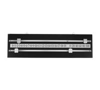 Hoement Tableau de Score de Billard Mural Rectangulaire à Double Rail Noir | Suivi Précis des Points, Disposition Claire et Gain de Place, pour Snooker et Salles de Jeu