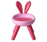 Hoement Tabouret Garçon et Filles en Plastique Dossier, Siège Stable et Confortable, Chaise d'apprentissage pour Maternelle, Rose, Capacité Élevée, Usage Intérieur pour Garçon et Filles