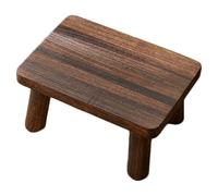 Hoement Tabouret Rectangulaire en Bois Massif pour Garçon et Filles et Adultes, Stable Capacité de Charge, pour Maison et Marche-Pied de Chambre