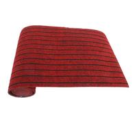 Hoement Tapis D’Escalier Auto-Adhésif 40Cm X 2M en Polyester Noir et Rouge Tapis à Griffer pour Chat Réutilisable Découpe Personnalisée Antidérapant pour Marches Intérieures et
