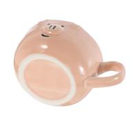 Hoement Tasse Céramique Mignonne Japonaise Mug Déjeuner Design Cochon Cartoon pour Café Thé et Eau Cadeau Original et Pratique