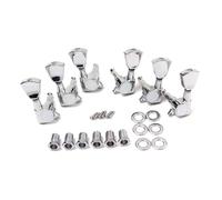 Hoement Têtes de Machine à Cordes Guitare Lr Chrome A Accordeurs pour Guitares Acoustiques et Électriques Clé de Banjo