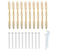 Hoement Tiges de Support Solide pour Boîtes de Jonction, Kit de 10 Unités Vis de Cassette, Adapté pour Installation Boîtes d'Encastrement Électriques, Usage Domestique et Professionnel