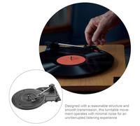 Hoement Tourne-disque Vintage avec Haut-parleurs Intégrés et Aiguille Mécanisme Robuste pour Amateurs de Musique et Décoration Intérieure