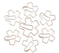 Hoement Trombones Métalliques pour Organiser Documents Design Décoratif 36 Pièces Marque-page en Alliage D'aluminium et Notes Adhésives au Bureau