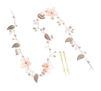 Hoement Vigne de Cheveux Mariage Rose en Alliage Design Élégant, Confortable à Porter, Accessoires de Coiffure pour Mariées Lors de Mariages et Danses