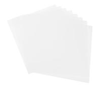 Hoement Vinyl Record Divider Cards 8pcs PVC White Lightweight Portable for Record and Document Organization in Classrooms and Offices