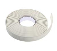 Hoement Vinyle Moulure Murale Autocollante Flexible, Blanc Plinthe | PVC et Caoutchouc, Protection des Bords, Découpe Facile, Cuisine, Plafond, TV et Cadres
