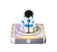 Hoepavy Calendrier de bureau, calendrier 2025, calendrier 3D, bloc-notes artistiques, calendrier 3D panoramique astronaute, calendrier déchiré à la main, gravé au laser, pour prise de notes, ornements