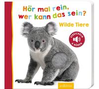 Hör mal rein, wer kann das sein? - Wilde Tiere: Streicheln und hören H (Poche)