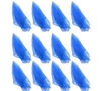 Hoerev Juggling Danse des Foulards Lot de 12 (60cmx60cm),12 Bleu