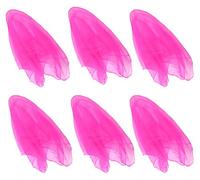 Hoerev Juggling Danse des Foulards Lot de 6 (40cmx40cm),6 Rose