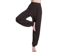 Hoerev Super Doux Spandex Modal Pantalon Harem Yoga Pilates