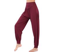 Hoerev Super Doux Spandex Modal Pantalon Harem Yoga Pilates