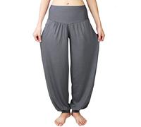 Hoerev Super Doux Spandex Modal Pantalon Harem Yoga Pilates