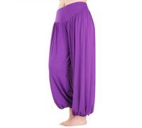 Hoerev Super Doux Spandex Modal Pantalon Harem Yoga Pilates