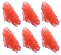 HoerevJuggling & danse des foulards - Lot de 6, Rouge, 24 pox24 po )(60cmx60cm)
