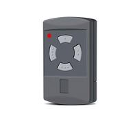 Hörmann 1 pièce de rechange pour ouvre-porte de garage Hörmann 40,685 MHz 4 canaux compatible avec HS2-40, HS4-40, HSE2-40, HSE4-40, HSM2-40, HSM2-40, HSM4-40, bouton gris