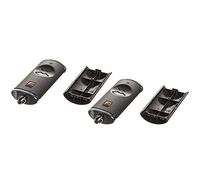 Hörmann 2 boîtiers de rechange HSE2BS - Avec coque supérieure et inférieure - Vide - Sans pile ni platine - Pour émetteur portatif