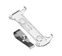 Hörmann 437006 Support d'Emetteur Portatif HS Bisecur + Clip Pare-Soleil, Transparent