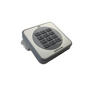 Hörmann 4511632 x Serrure CTR 3b-1 ~ Panneau éclairé, 4 Codes numériques programmables, avec 3 Sorties Relais séparées ~ Dimensions : 8 x 8 x 1,5 cm, Noir