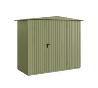 Hörmann Berry Abri de jardin Classic avec toit à deux versants type 1 (RAL 6013 - Vert roseau)