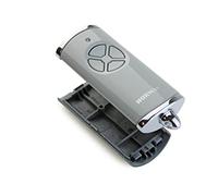 Hörmann Coque de rechange pour émetteur manuel HSE4BS Classic Gris brillant 4510786 Boîtier vide sans pile sans platine Coque supérieure et inférieure