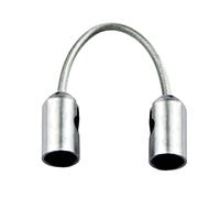 Hörmann Fil de clé avec manchons à vis pour HSD (pièce de rechange) - Aspect aluminium