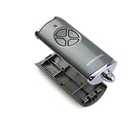 Hörmann HSE4BS 4510784 Boîtier vide pour émetteur portatif HSE4BS Frozen Grey sans pile ni platine Coque supérieure et inférieure