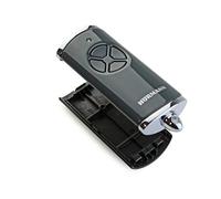 Hörmann HSE4BS 4510785 Coque de rechange pour émetteur manuel HSE4BS Anthracite brillant Boîtier vide sans pile sans platine Coque supérieure et inférieure