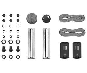 Hörmann Kit d'accessoires pour portail RotaMatic, avec barrière lumineuse, voyant LED et presse-étoupe