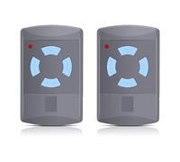 Hörmann Lot de 2 ouvre-porte de garage de rechange, pour Hörmann hsm4-868, télécommande 868,3 MHz, 4 canaux, compatible avec Hörmann HSM4-868 HSE2-868 HS4-868, boutons bleus Hörmann