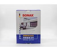 Hörmann SONAX Ensemble de nettoyage et d'entretien 7 pièces (500 ml de polish 2 en 1, pour portes, portails et chambranles, huile, chiffons en microfibres, nettoyant, 2 éponges) 4020356