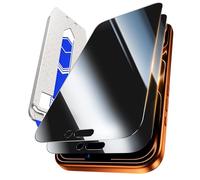 Hoerrye Lot de 2 films de protection d'écran en verre blindé pour iPhone 17 Pro Max - Dureté 9H + - Anti-espion à 25° - Installation facile, 0 poussière et bulles - Anti-traces de doigts