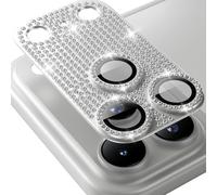 Hoerrye Protecteur d'objectif d'appareil photo pour téléphone 18 Pro | Protection de qualité militaire, design original Keep Lens original, protection d'écran en verre trempé 9H, argent