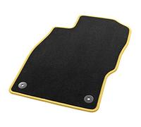 Hörsteler 1 08/7086 03 20 50 Tapis de Véhicule Sky Line Garniture Avant, Noir/Jaune, 2 Pièces