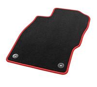 Hörsteler 1 08/7105 05 20 10 Tapis de Véhicule Sky Line, Noir/Rouge, 3 Pièces
