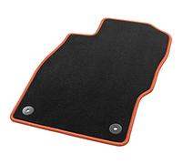 Hörsteler 1 08/7119 00 20 16 Tapis de Véhicule Sky Line, Noir/Orange, 4 Pièces