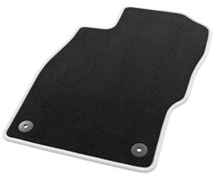 Hörsteler 1 08/7200 03 20 75 Tapis de Véhicule Sky Line Garniture Avant, Noir/Blanc, 2 Pièces