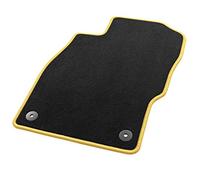 Hörsteler 1 08/7205 03 20 50 Tapis de Véhicule Sky Line, Noir/Jaune, 2 Pièces