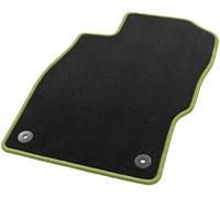 Hörsteler 1 08/9529 25 20 64 Tapis de Véhicule Sky Line, Noir/Vert Pomme, 5 Pièces