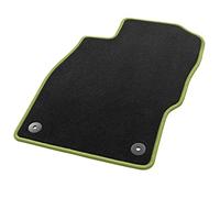 Hörsteler 1 08/9873 06 20 64 Tapis de Véhicule Sky Line, Noir/Vert Pomme, 2 Pièces