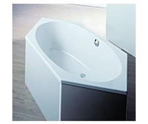 Hoesch Armada bain six coin 6182.010 200x90cm, blanc, asymétrique, gauche