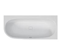 Baignoire d'angle Hoesch iSENSI 3976.010 blanc , 160x75cm, version droite