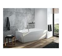 Hoesch baignoire iSENSI 3871.010 170x100cm, droite, blanc , 174 l, trop-plein, chromé