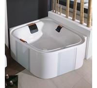 Hoesch ERGO Baignoire d’angle, avec tablier, 6443.010305550,