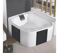 Hoesch ERGO Baignoire d’angle, avec tablier, 6443.010305552,