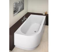 Hoesch Happy D. baignoire d’angle 180x80 cm côté droit blanc 6487.010