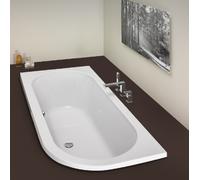 Hoesch Happy D. baignoire d’angle 180x80 cm côté gauche blanc 6484.010